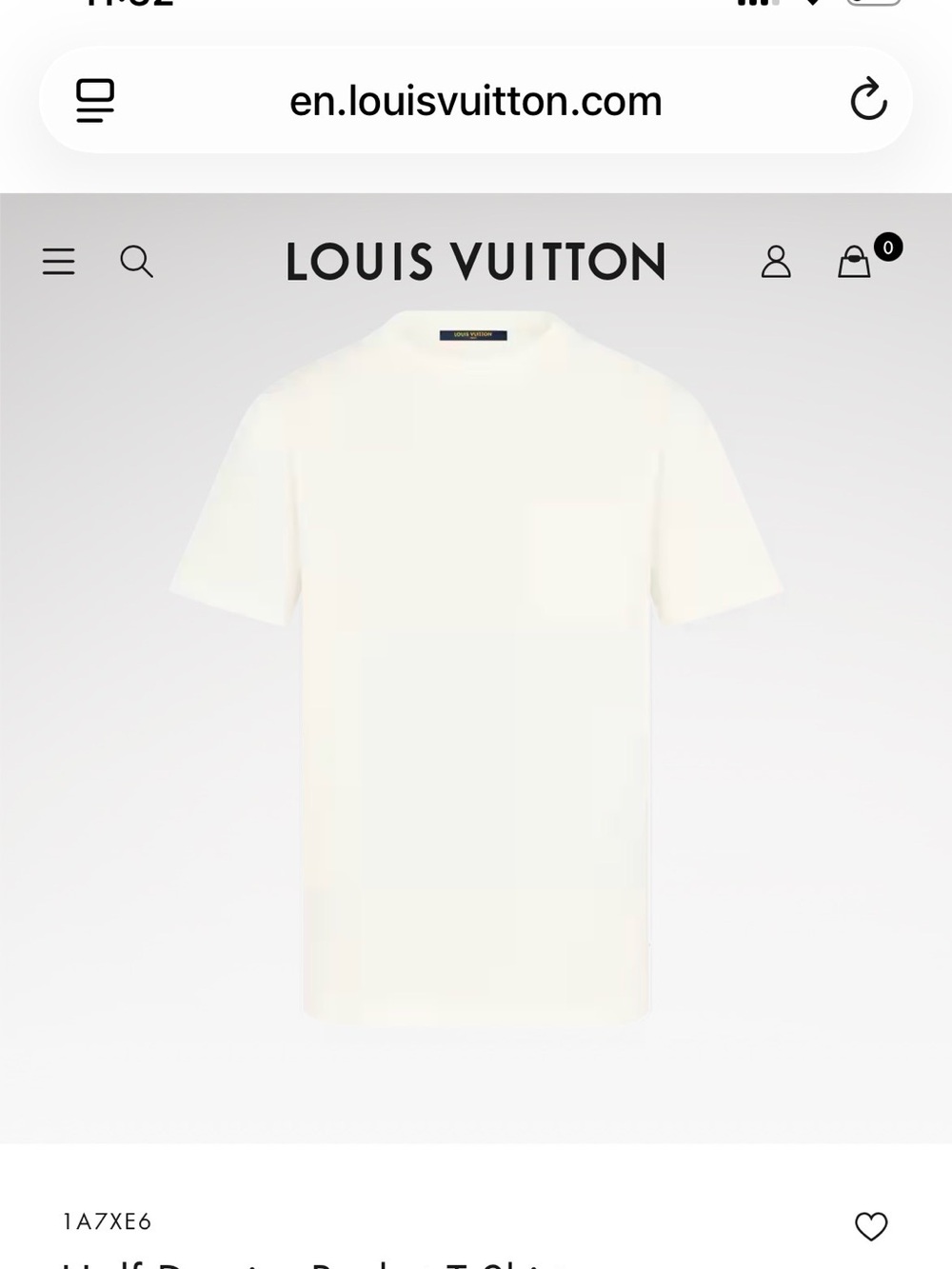 Louis Vuitton Half Damier Pocket T-Shirt